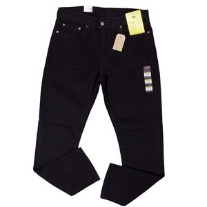 NWT Levis 511 Slim Jeans Mens 34x32 Black Stretch Performance Denim 04511-1907